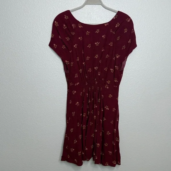 NWT Free People Everyone’s Favorite Minidress Red Floral M - Picture 9 of 9